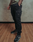 Cargo Trousers (Washed Black)