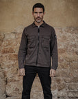 Gabardine Overshirt (Gun Smoke Black)
