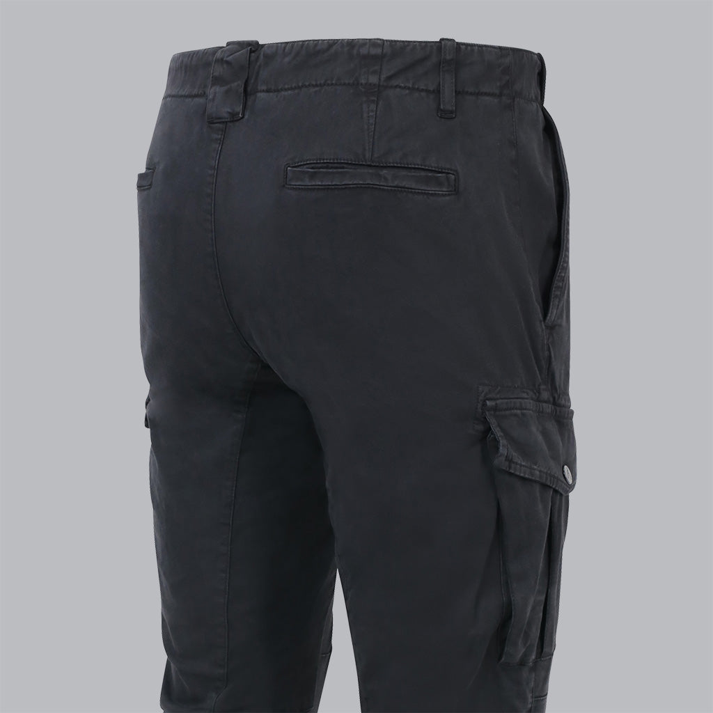 Cargo Trousers (Washed Black)